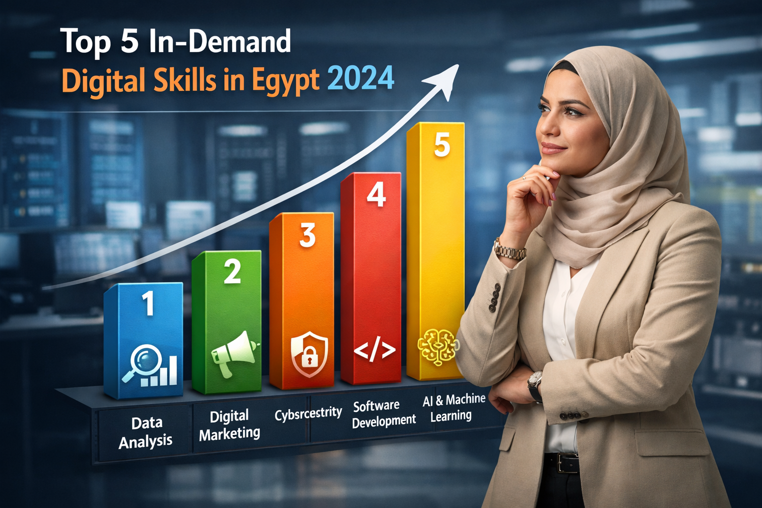 The Top 5 In-Demand Digital Skills for a Profitable Side-Hustle in Egypt 2024